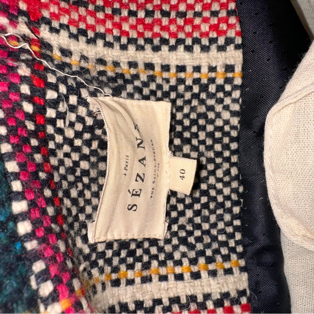 Sezane Checkered Jacket - image 4